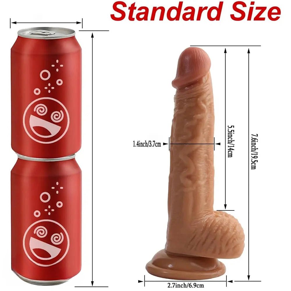 Flesh tone realistic suction cup dildo, photo 4