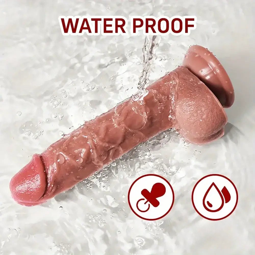 Flesh tone realistic suction cup dildo, photo 4