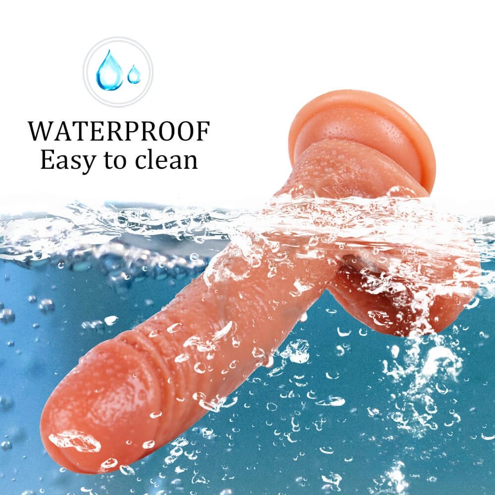 Flesh-tone suction cup dildo, photo 5
