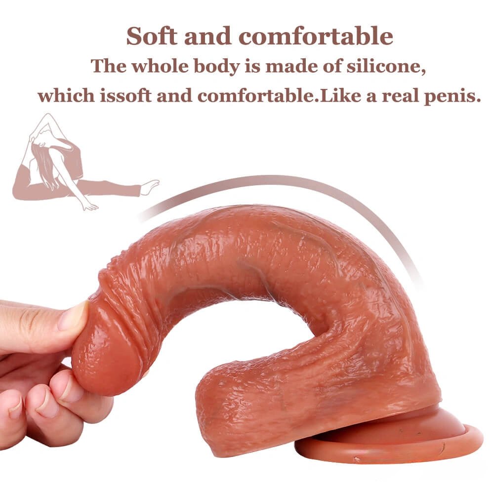 Flesh-tone suction cup dildo, photo 7