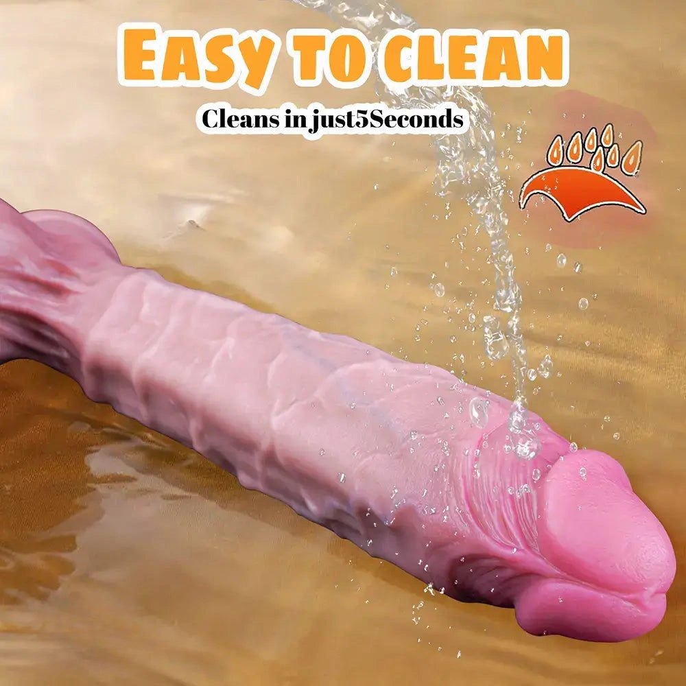 Realistic veiny silicone suction cup dildo, photo 7