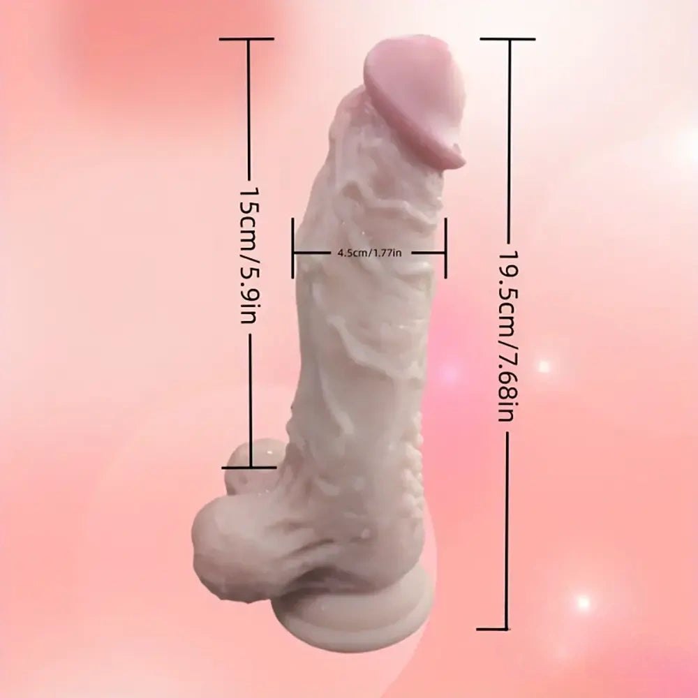 Flesh realistic suction cup dildo, photo 7