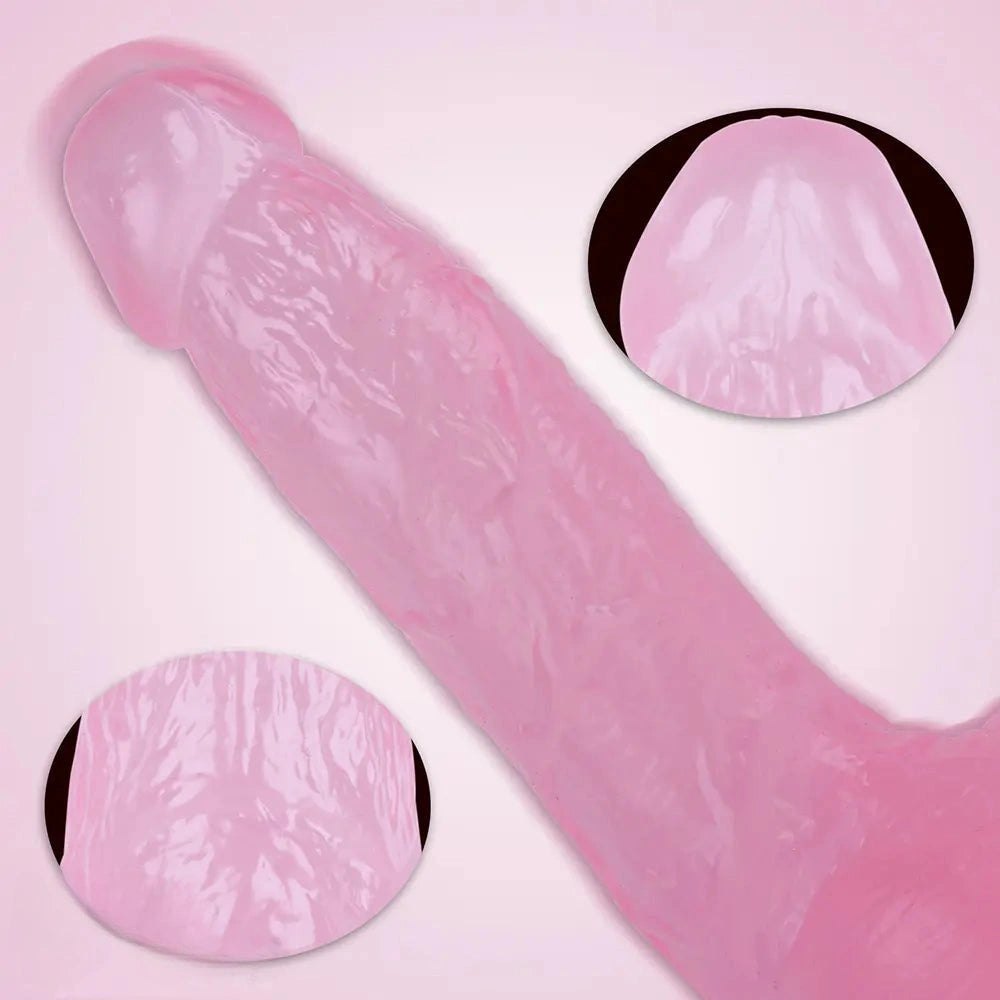 Realistic textured PVC suction cup dildo, photo 7