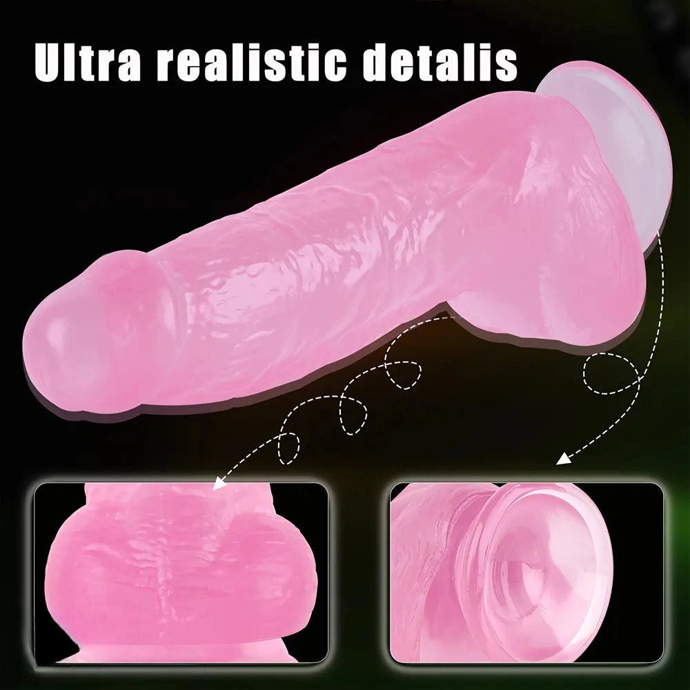 Realistic textured PVC suction cup dildo, photo 8