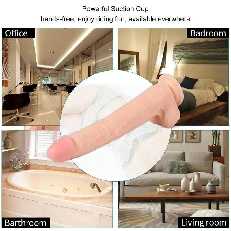 Flesh suction cup dildo, photo 2