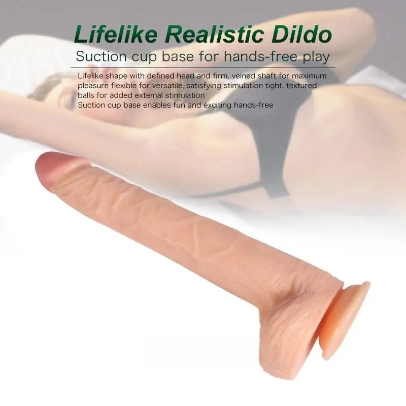 Flesh suction cup dildo, photo 4