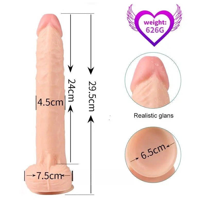 Flesh suction cup dildo, photo 6