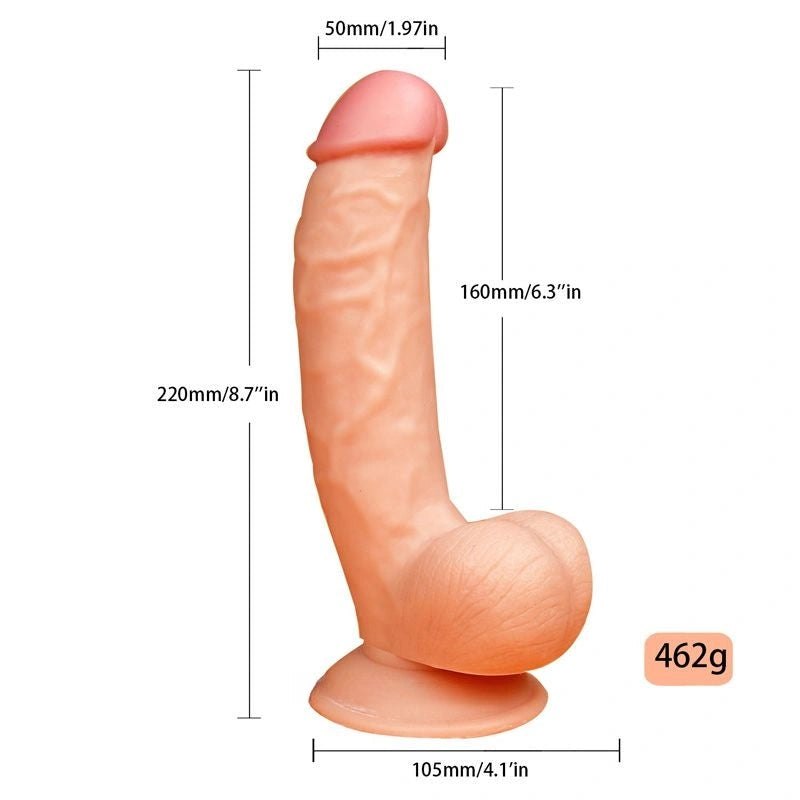 Flesh realistic suction cup dildo, photo 6