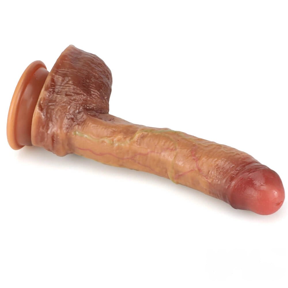 Flesh realistic suction cup dildo, photo 4