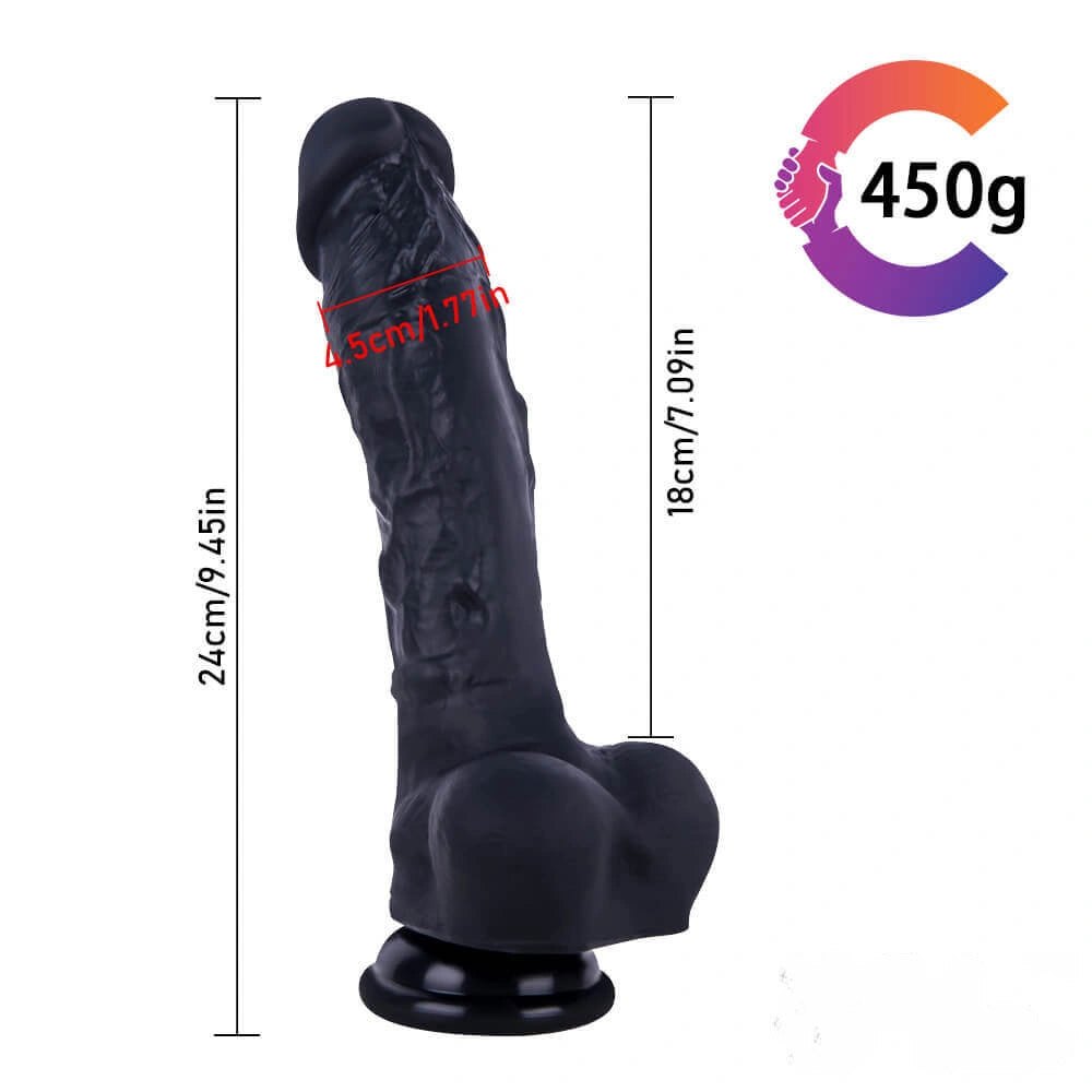 Realistic suction cup dildo with lifelike veins, photo 10