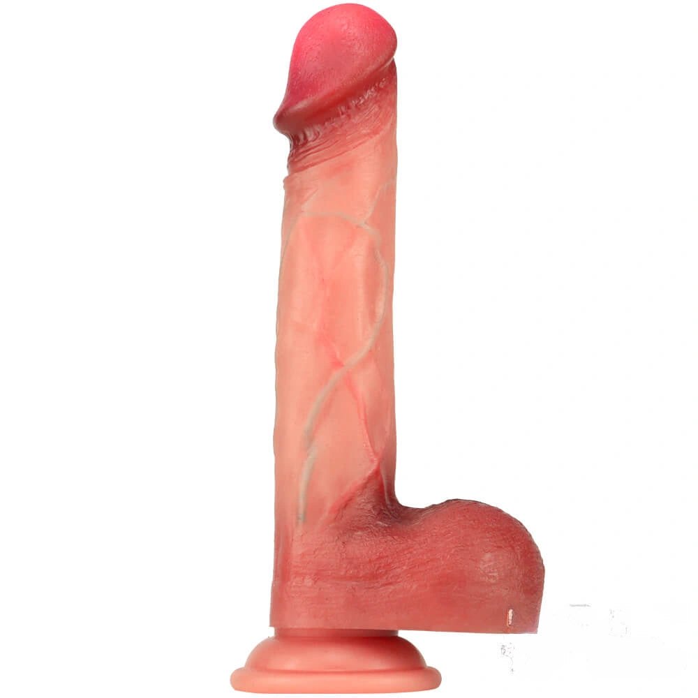 Flesh tone realistic suction cup dildo, photo 1