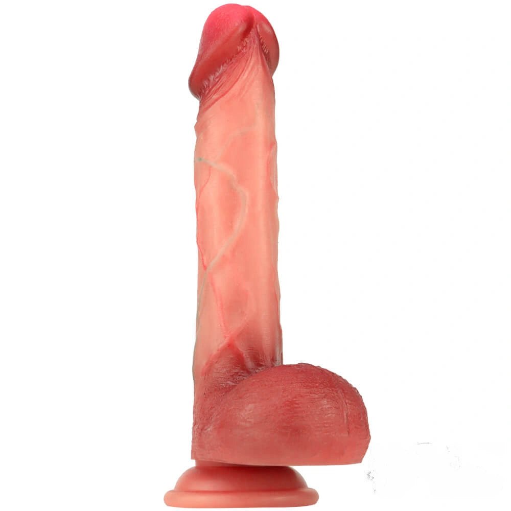 Flesh tone realistic suction cup dildo, photo 2