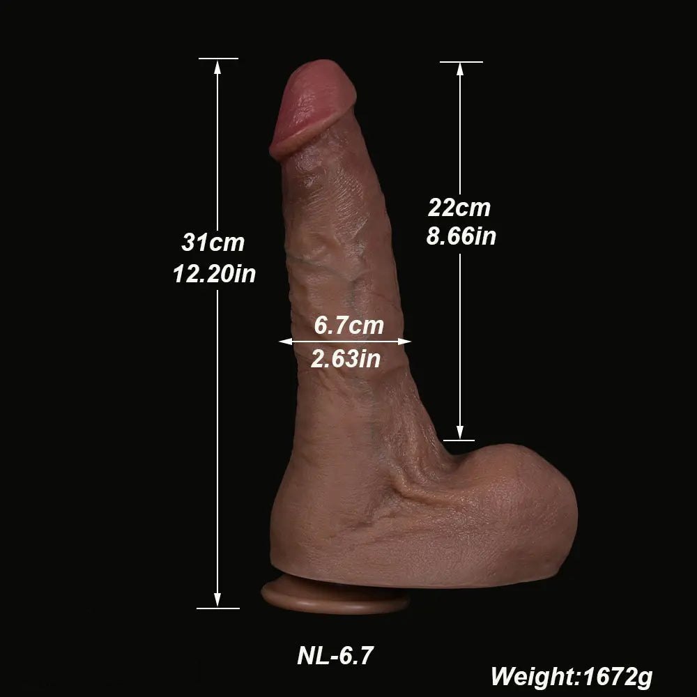Flesh tone realistic suction cup dildo, photo 2