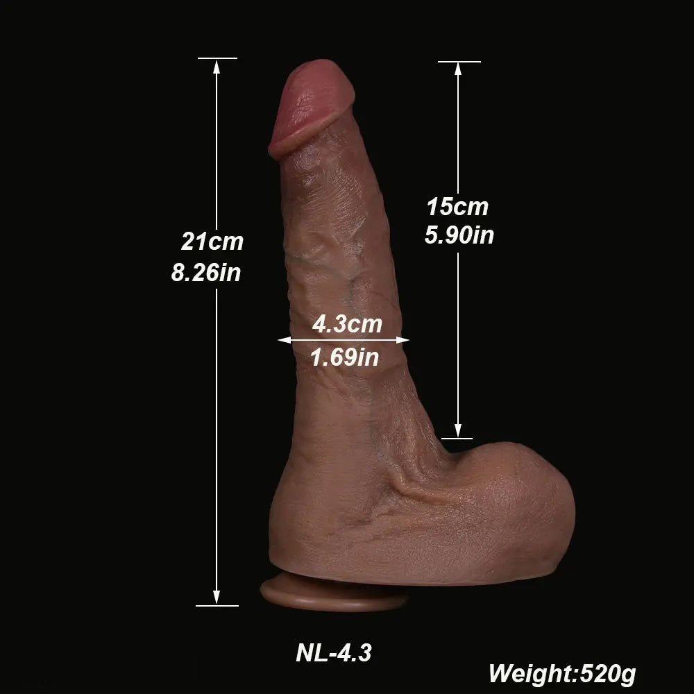 Flesh tone realistic suction cup dildo, photo 4
