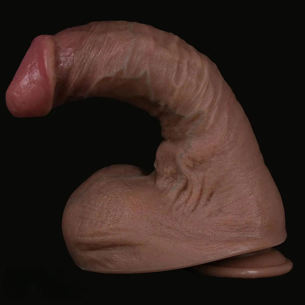 Flesh tone realistic suction cup dildo, photo 5