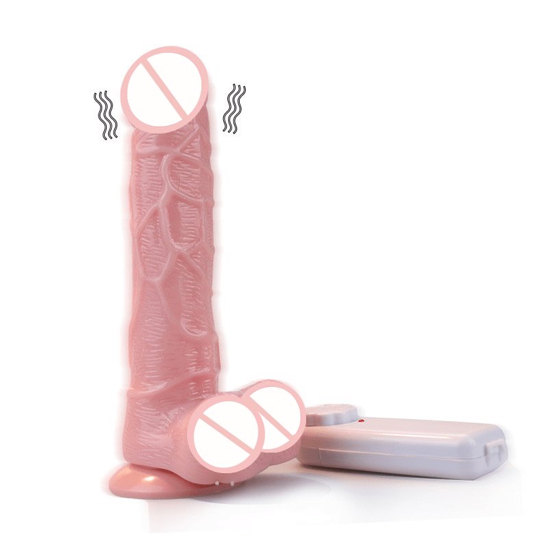 Flesh-tone realistic silicone suction cup dildo, photo 6