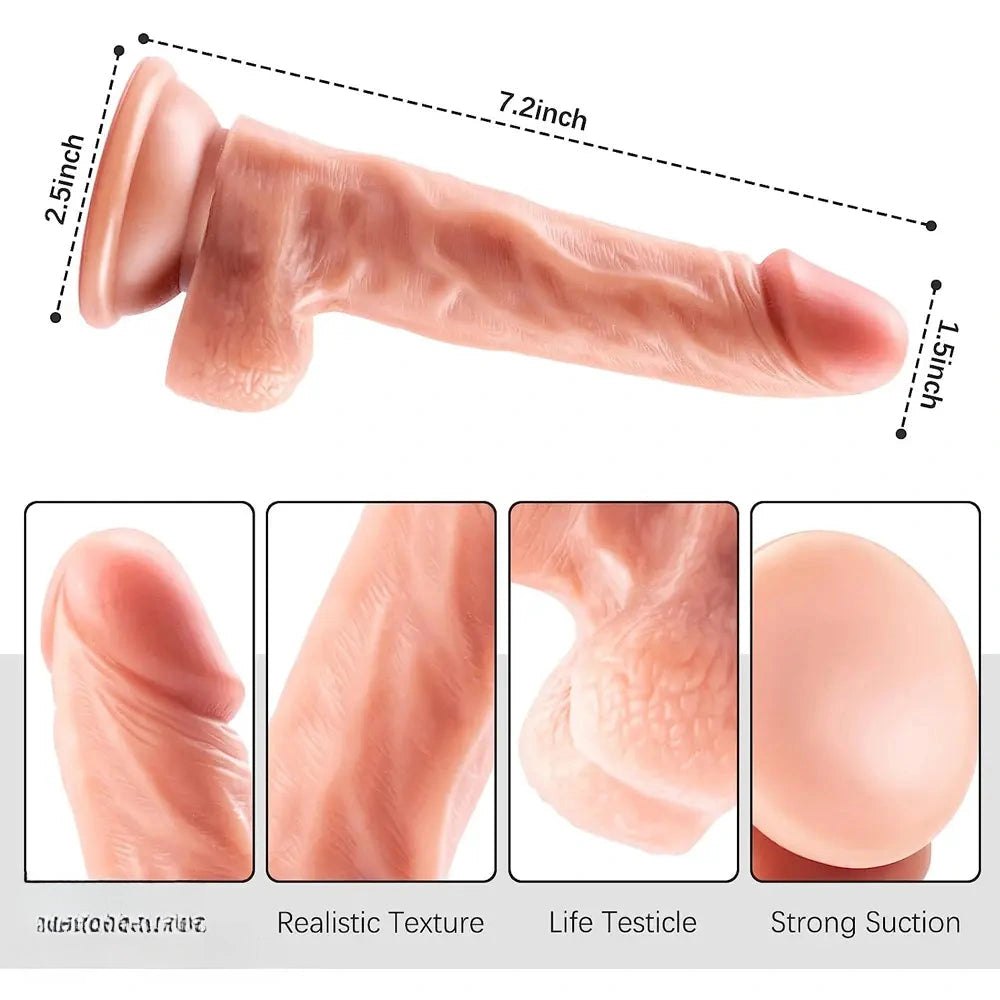 Realistic suction dildo, photo 10