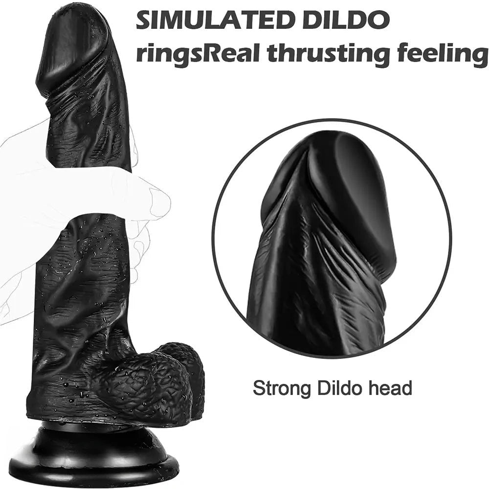 Realistic suction dildo, photo 4
