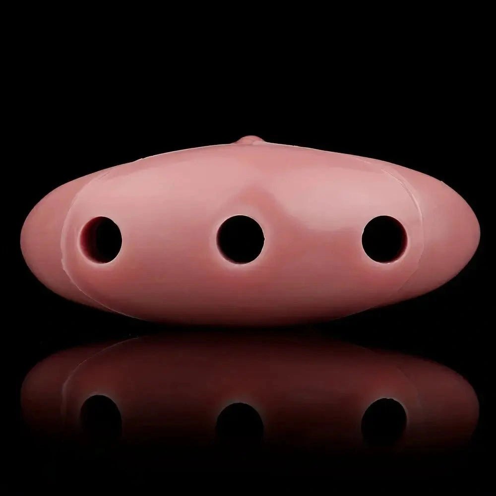 Flesh textured strap on harness dildo, photo 7