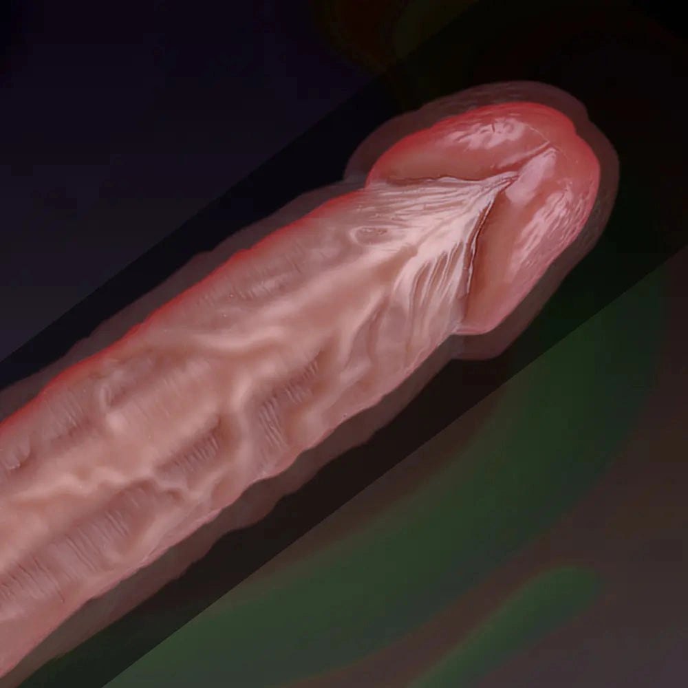 Flesh realistic veined dildo, photo 3