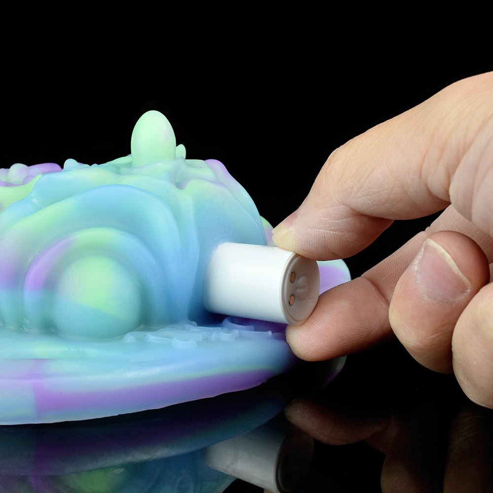 Pastel swirl textured grinding cushion vibrator, photo 9