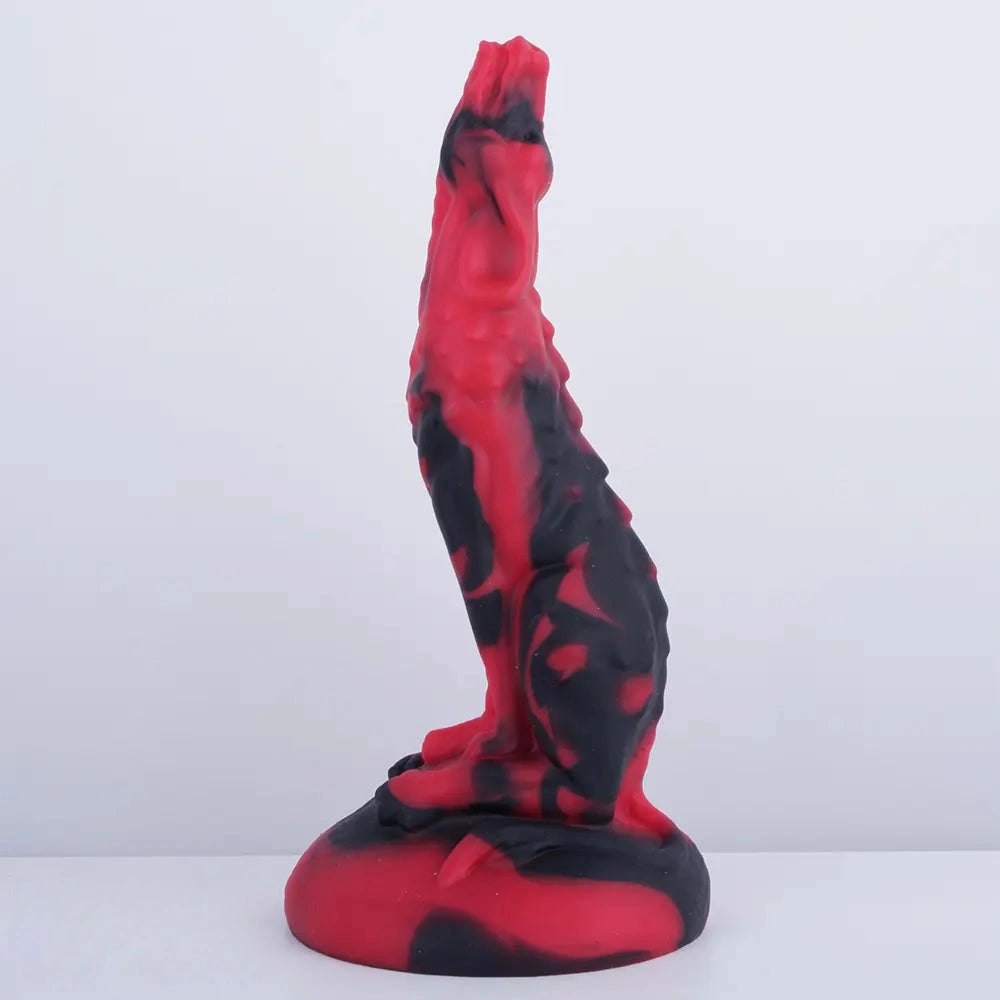 Red black fantasy dildo, photo 1