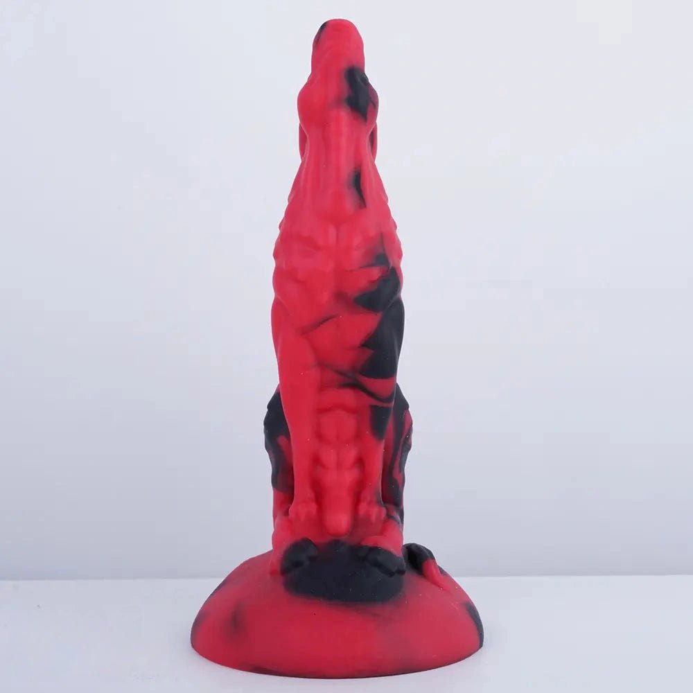 Red black fantasy dildo, photo 10