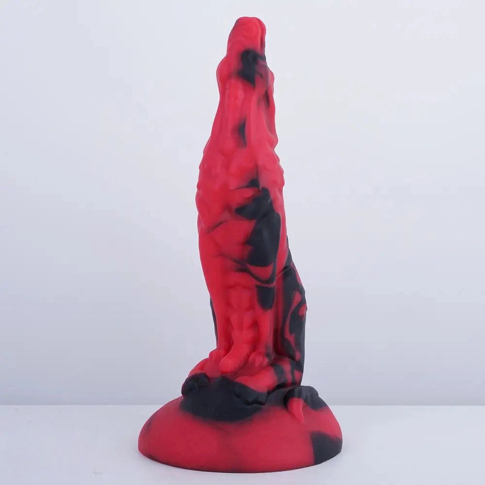Red black fantasy dildo, photo 2