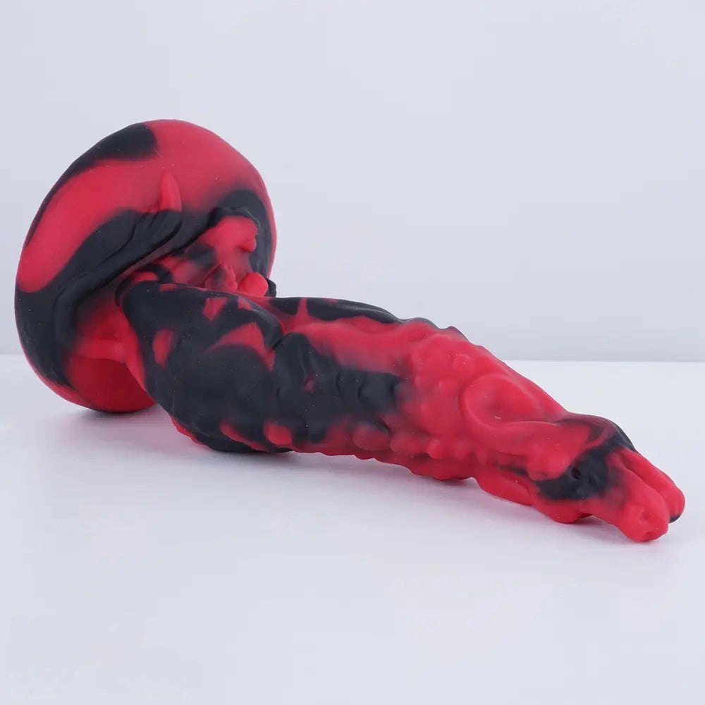 Red black fantasy dildo, photo 5