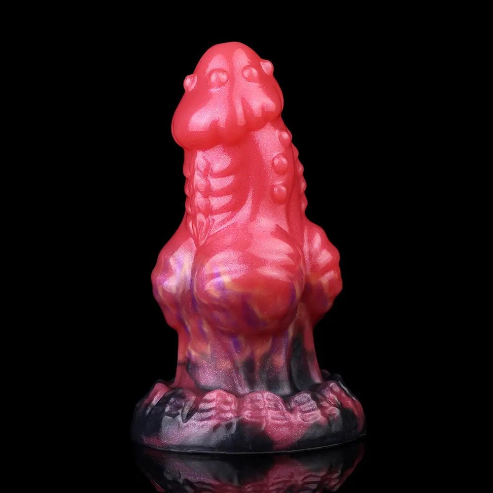 Red dragon knot fantasy dildo, photo 10