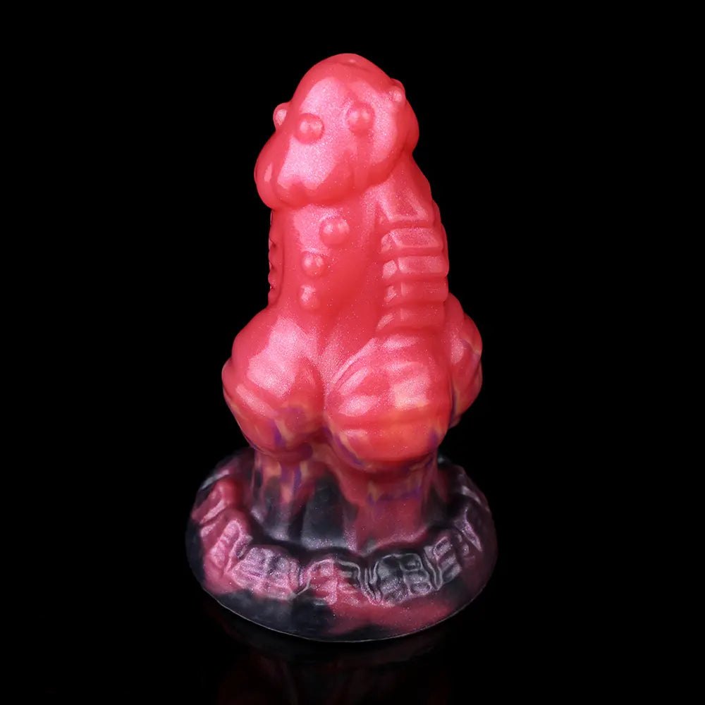 Red dragon knot fantasy dildo, photo 11