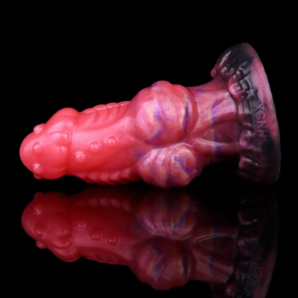 Red dragon knot fantasy dildo, photo 13
