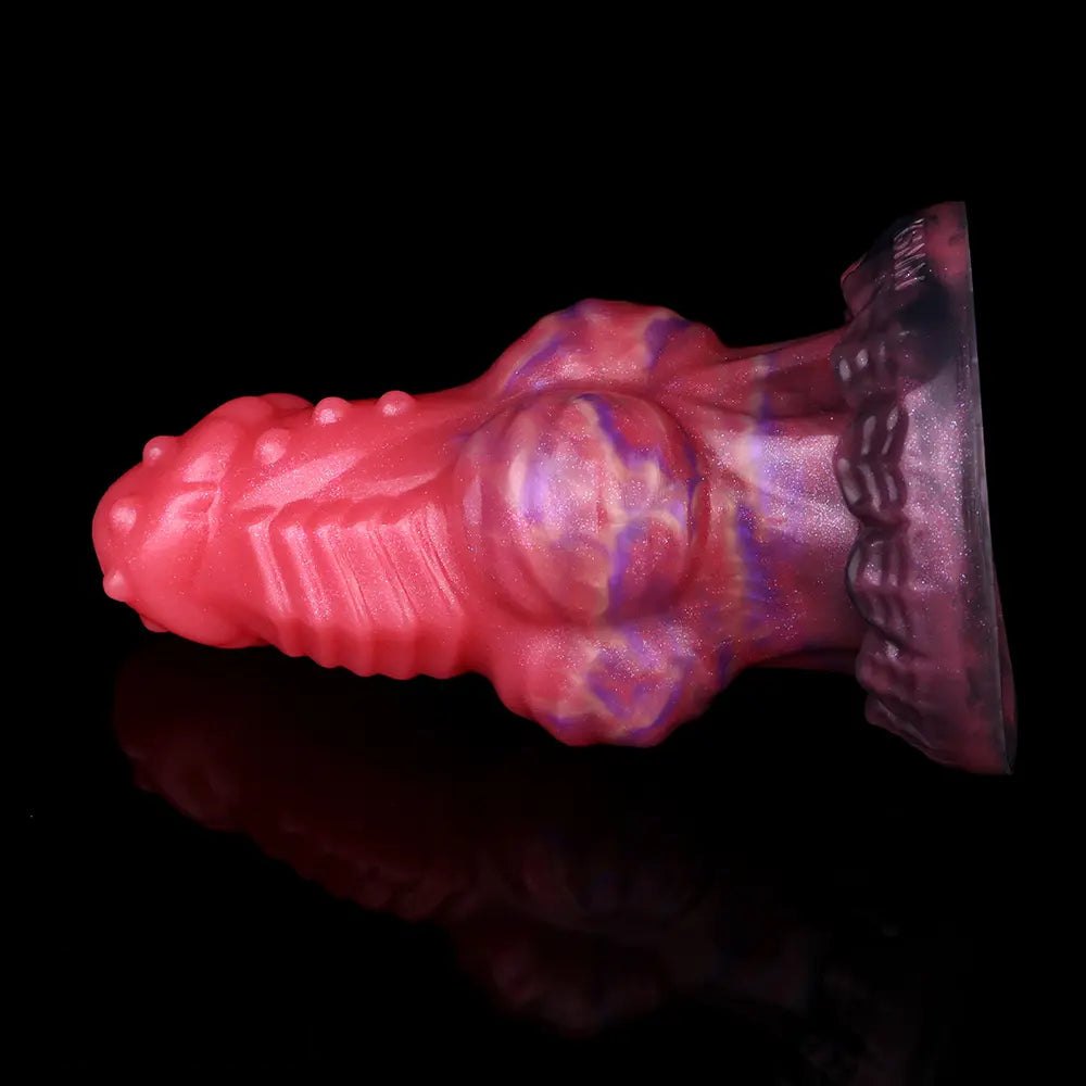 Red dragon knot fantasy dildo, photo 15
