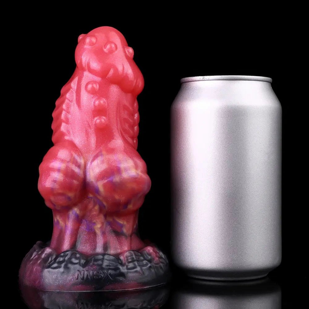Red dragon knot fantasy dildo, photo 7