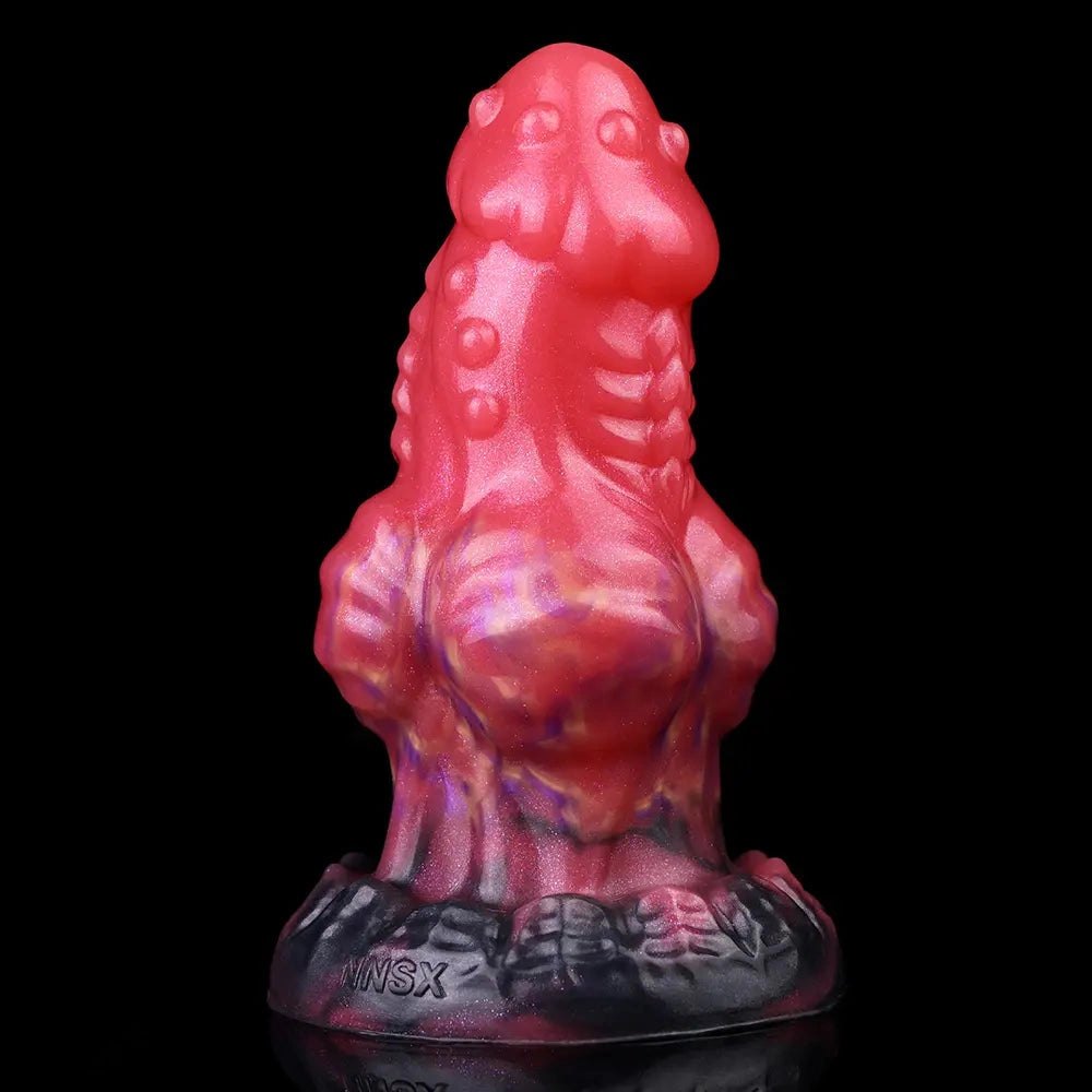 Red dragon knot fantasy dildo, photo 9