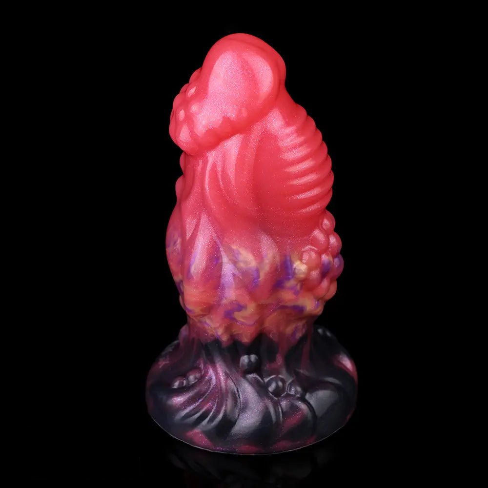 Red silicone fantasy monster dildo, photo 10