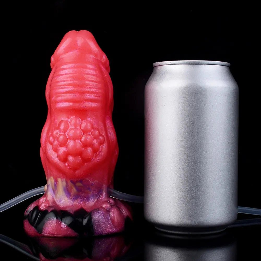 Red fantasy squirting dildo, photo 10