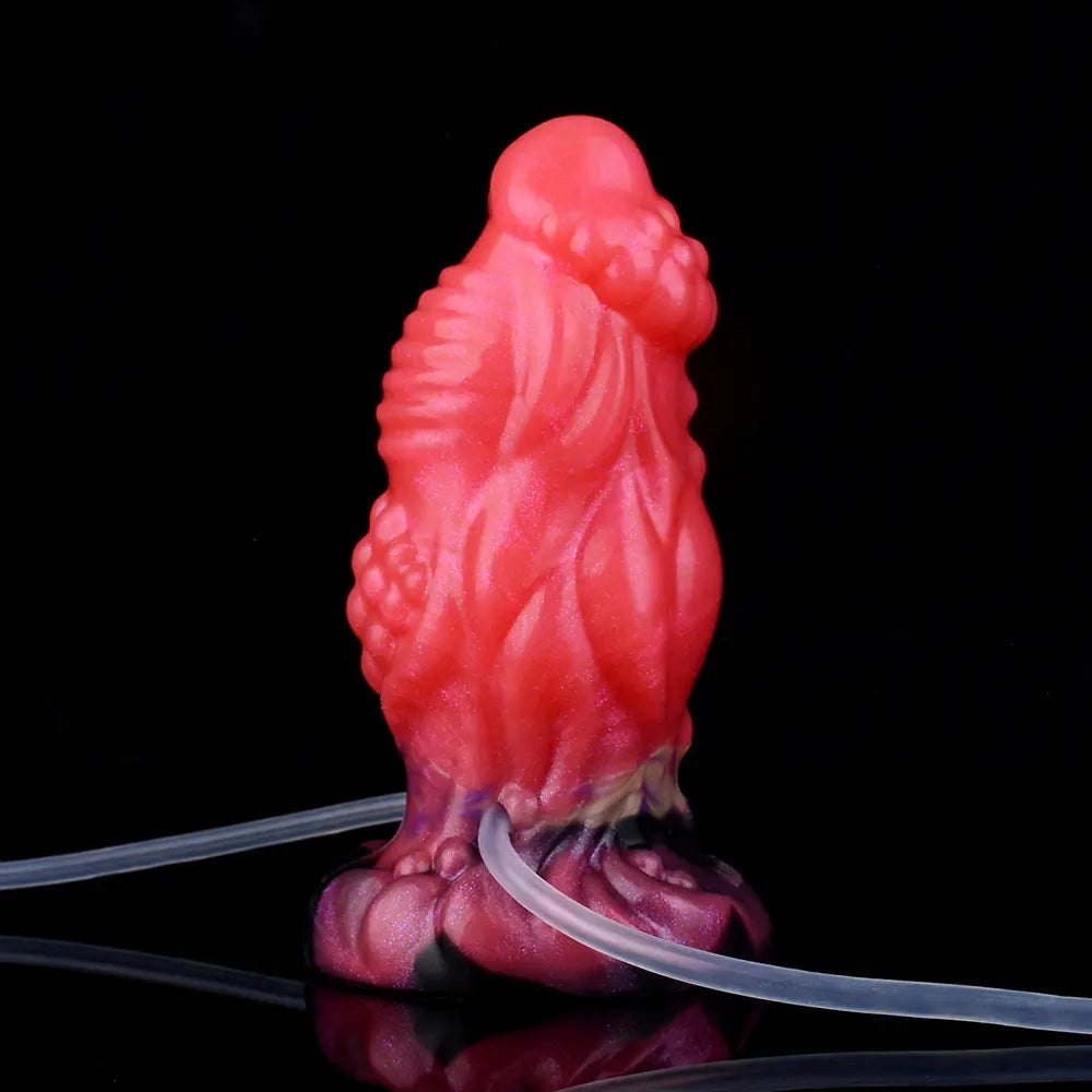 Red fantasy squirting dildo, photo 12