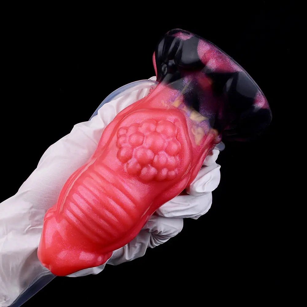 Red fantasy squirting dildo, photo 15