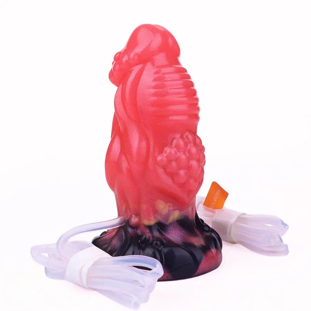 Red fantasy squirting dildo, photo 2