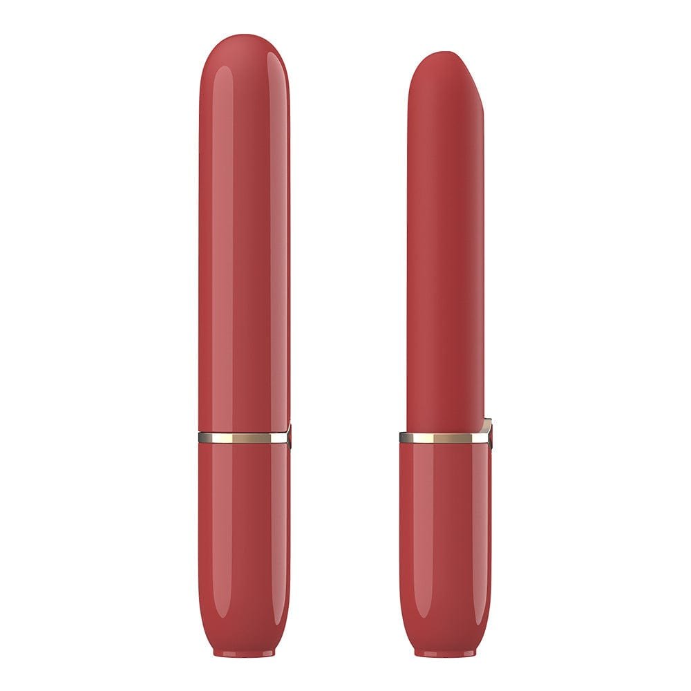 Red lipstick-shaped bullet vibrator, photo 1