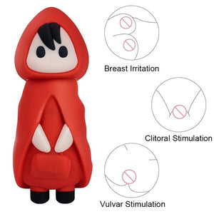 Red riding hood figure clit vibrator, photo 1