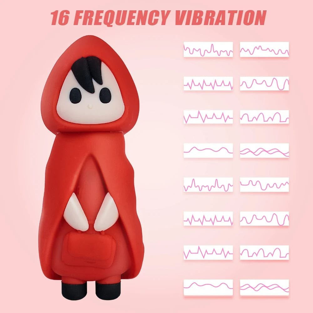 Red riding hood figure clit vibrator, photo 2