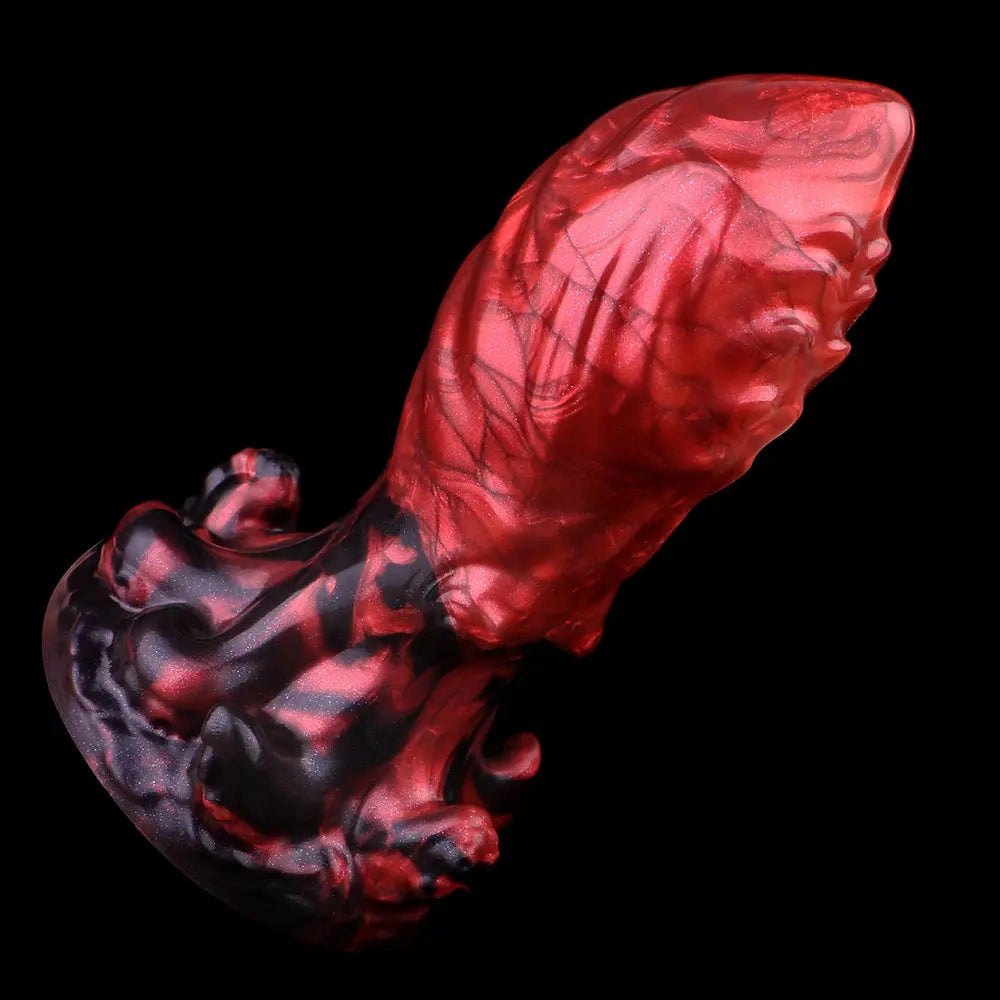 Red tentacle fantasy silicone dildo, photo 10