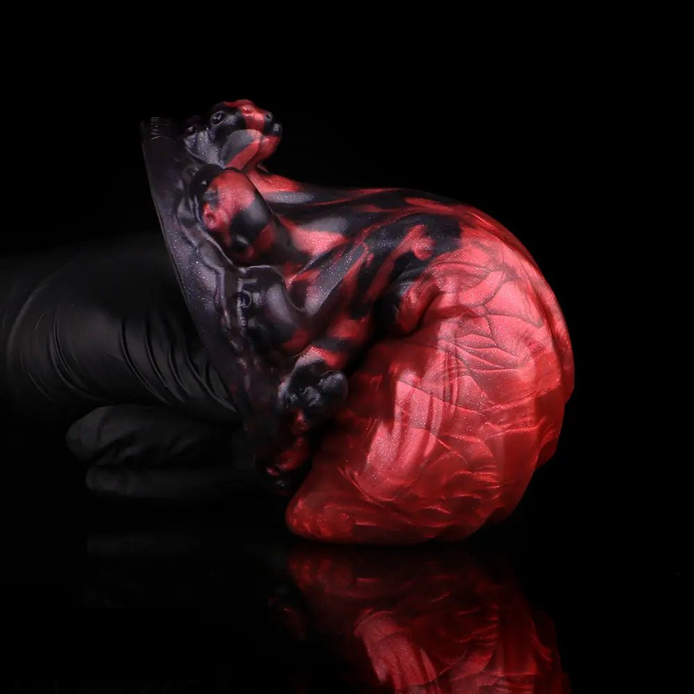 Red tentacle fantasy silicone dildo, photo 13