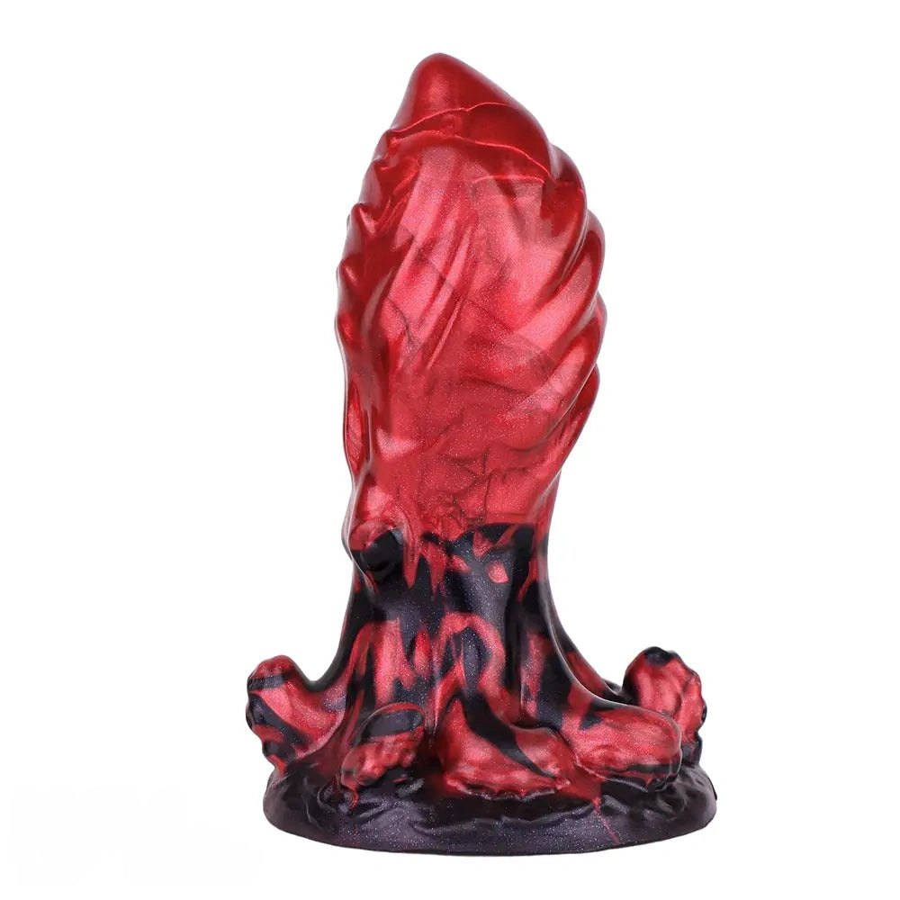 Red tentacle fantasy silicone dildo, photo 4