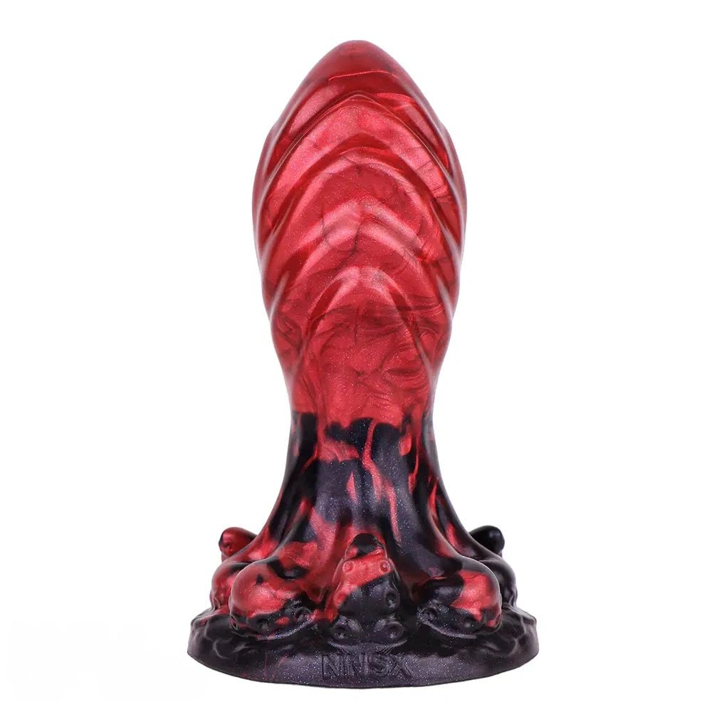 Red tentacle fantasy silicone dildo, photo 5