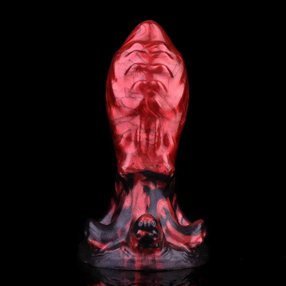 Red tentacle fantasy silicone dildo, photo 8