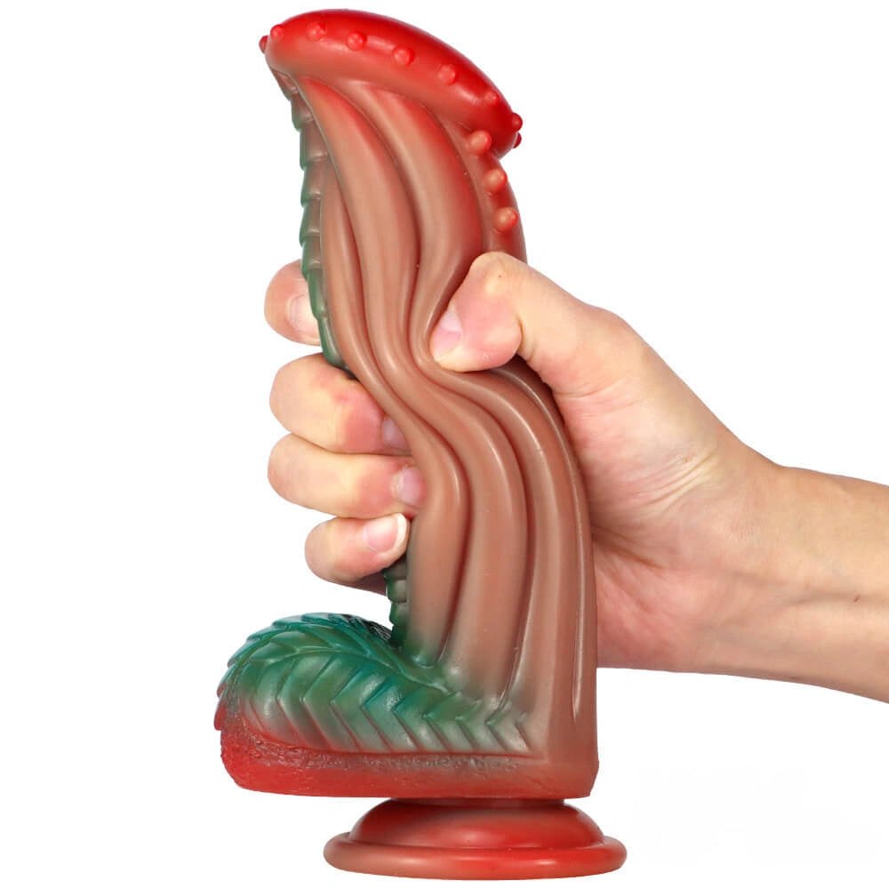 Ombre fantasy dragon dildo, photo 10