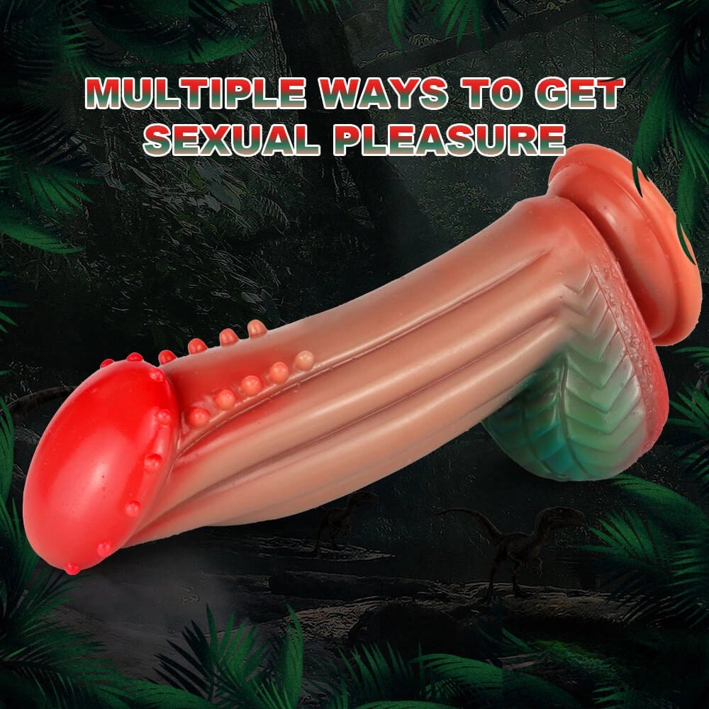 Ombre fantasy dragon dildo, photo 5